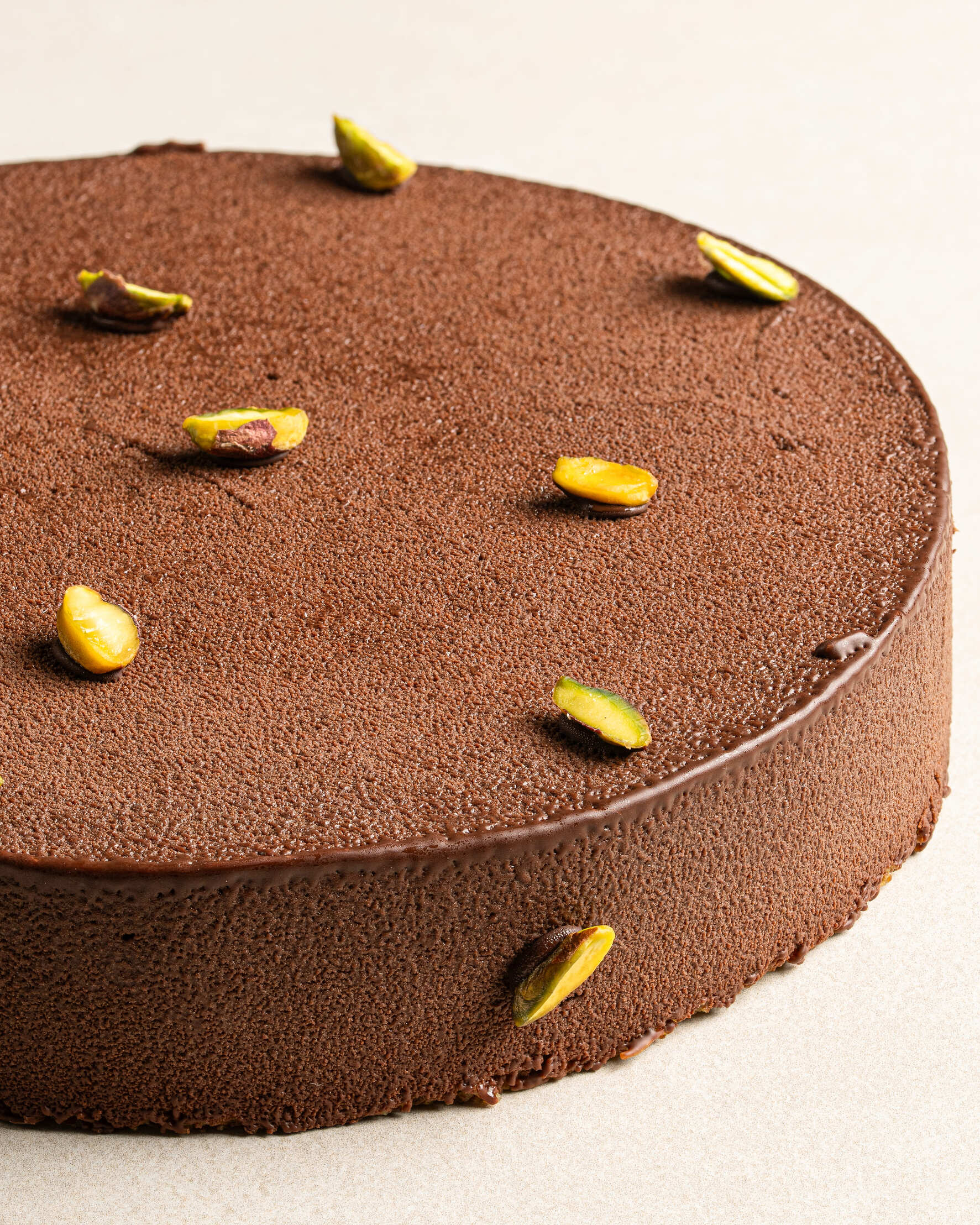 Dubai Chocolate Mouse Cake