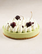Pistachio Cherry Mousse Cake